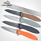 Складной нож FREETIGER FT2101, клинок D2 для отдыха на открытом воздухе, Походов, Кемпинга, самообороны, рыбалки, охоты, выживания