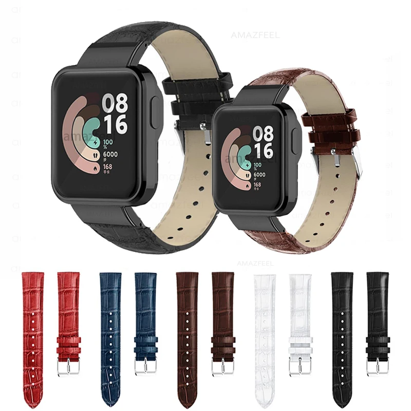 

Ремешок из натуральной кожи для Xiaomi Watch Lite, удобный браслет для Xiaomi Mi Watch Lite Band Redmi