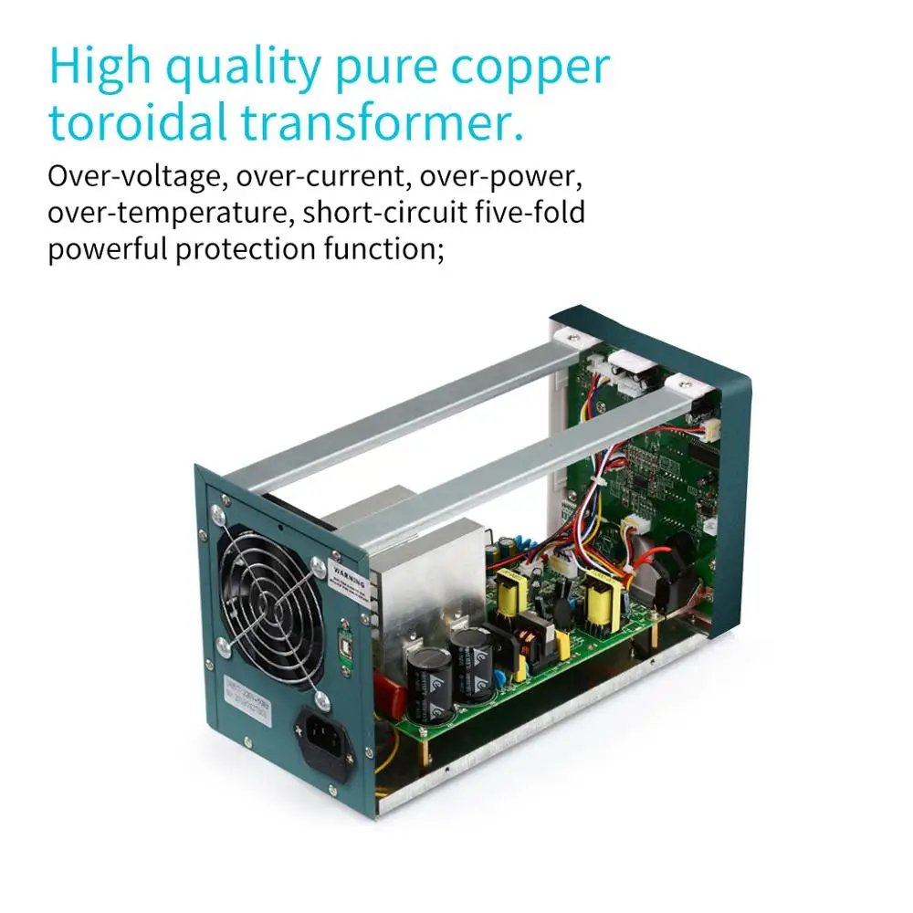 Программируемый источник питания постоянного тока (0-30 в 0-5 а) переключаемый