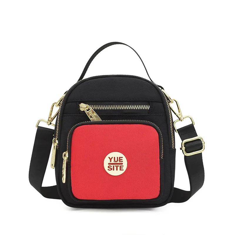 

Нейлоновые женские сумки на плечо, однотонные женские сумки-мессенджеры, водонепроницаемые женские сумки через плечо, модные сумки-тоут дл...