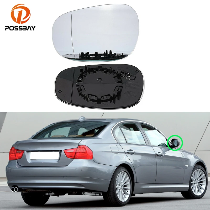 Автомобильное боковое зеркало заднего вида с подогревом 1 пара стекло для BMW 3