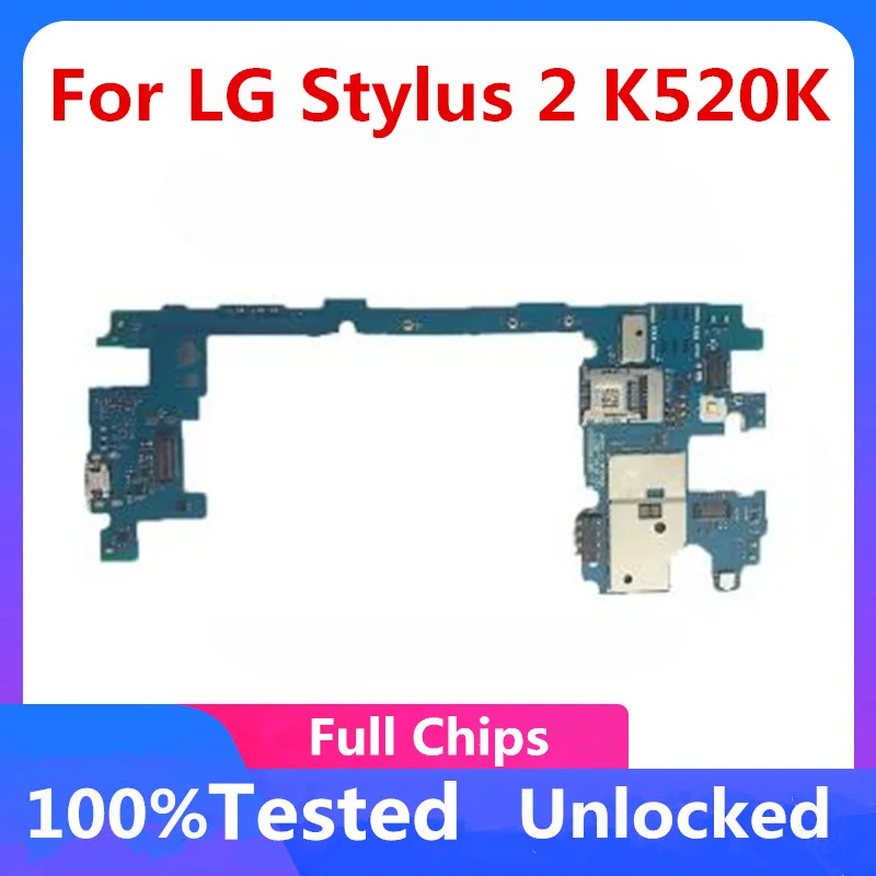 Разблокированная материнская плата для LG Stylus 2 K520K оригинальная с системой Android