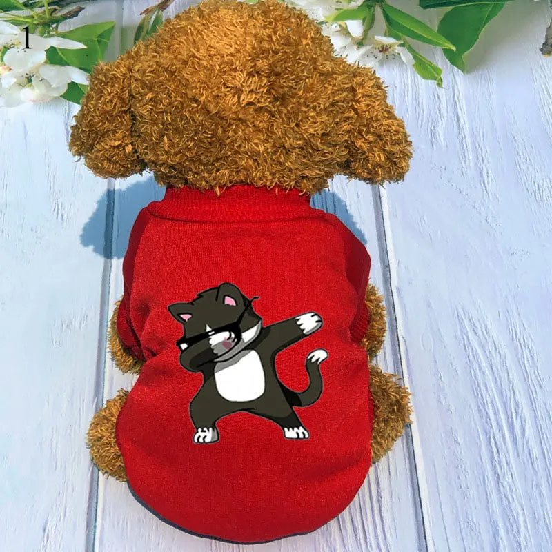

Dog Clothes for Small Dogs Winter Clothes for Cat French Bulldog Warm Dog Hooded Dog Sweatshirt Dog Coat Jacket for Dogs XS-XXL