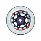 84 мм 84A высокий отскок Встроенные коньки колеса для Powerslide для MPC для CITYRUN синий серебристый розовый черный скоростной гонки катания 8 шт.лот