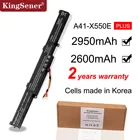 KingSener A41-X550E Аккумулятор для ноутбука ASUS K550D K550DP D451V X550DP X550D F550D R752LJ R752LD R752LB R752M R752L R751J P750L