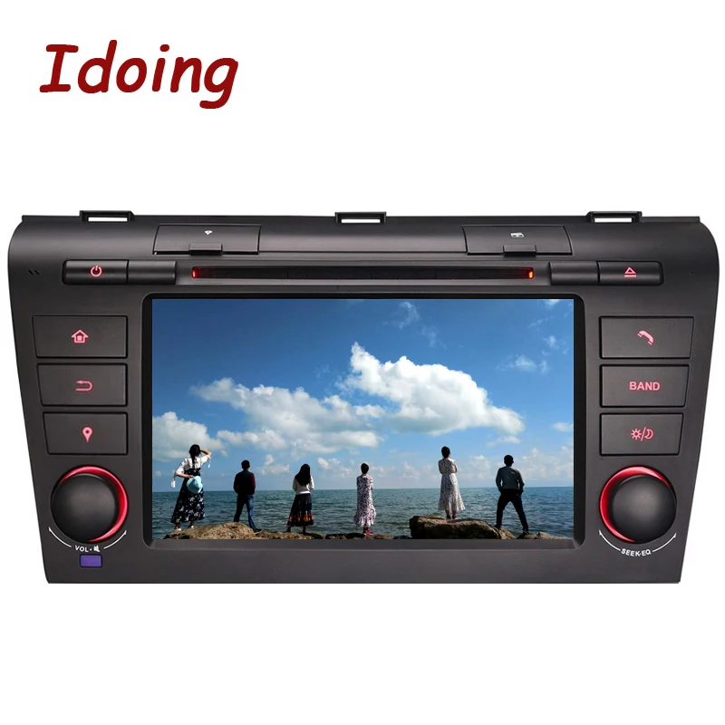 Idoing 2Din Android7.1 для Mazda3 автомобильный DVD мультимедийный видео плеер быстрая
