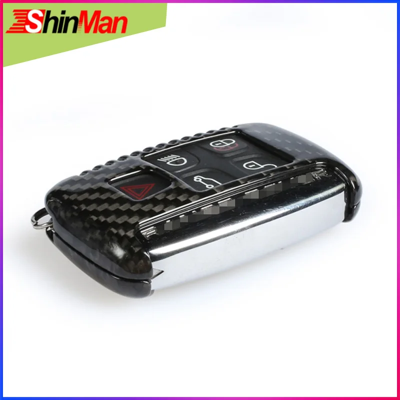 Чехол для автомобильного ключа ShinMan из углеродного волокна чехол Jaguar XE XJ XJL XF C-X16 V12