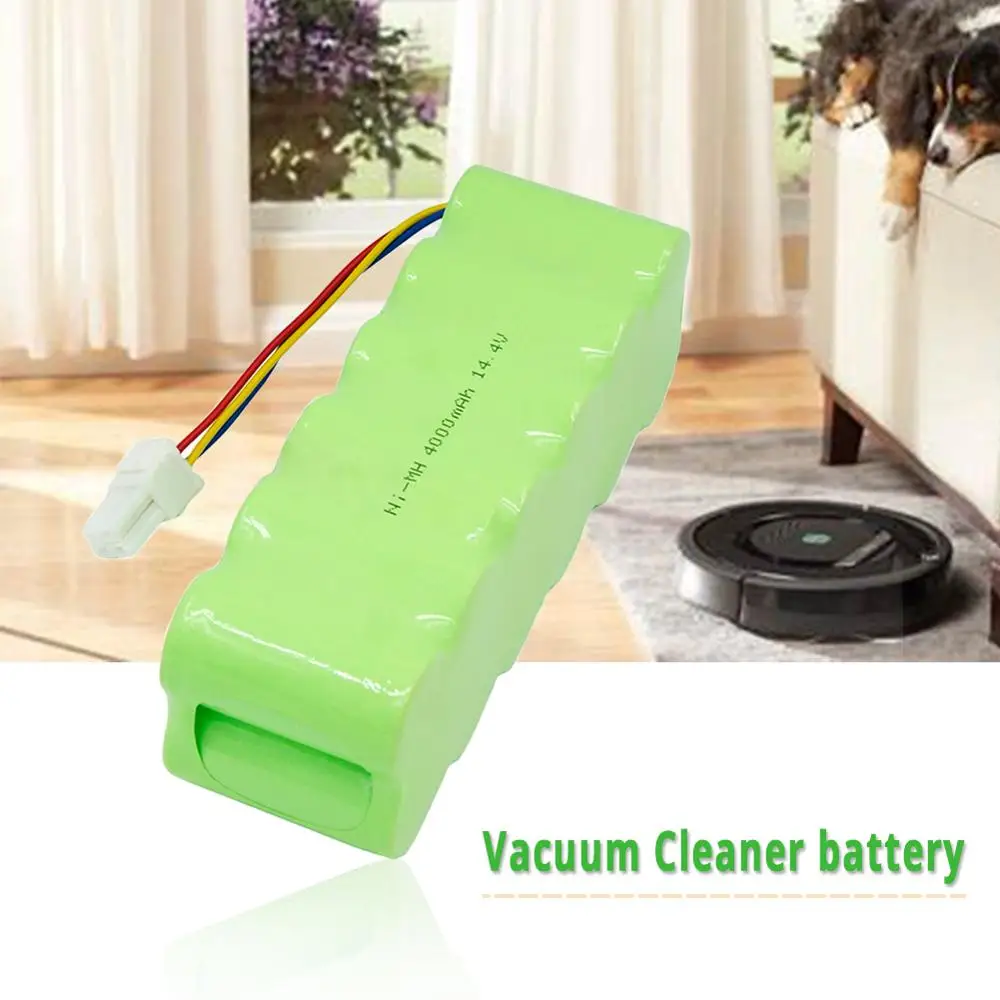 

2PCS Vacuum Cleaner Batteries 14.4V 4000mAh Ni-MH NIMH Rechargeable Battery for Samsung Navibot SR8840 SR8895 SR8845 VCR8855
