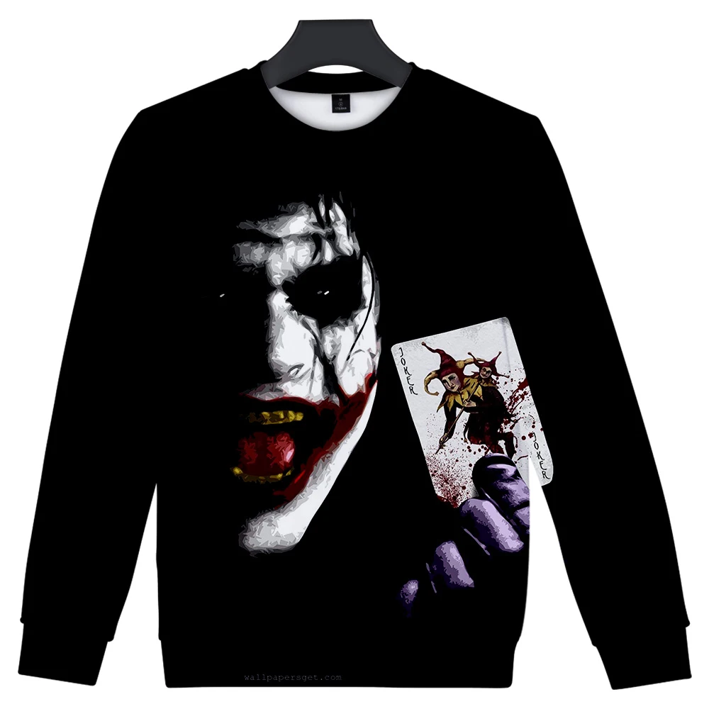 Hatless Sweatshirt Men/women Fashion Joker 3D Capless Sweatshirt Autumn Winter Kind Long Sleeved Sweatshirt 2022 Hip Hop Full images - 6
