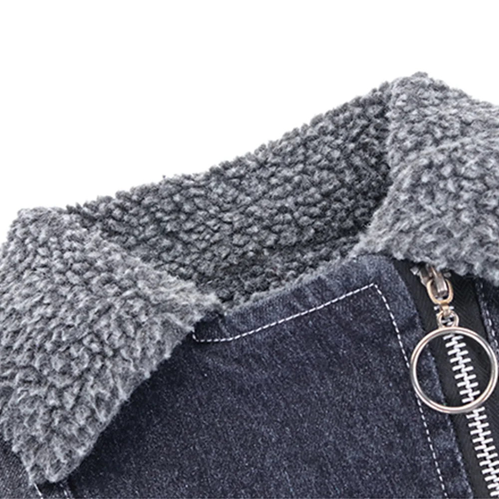 Байкерская куртка из овечьей шерсти для мальчиков и девочек байкерская