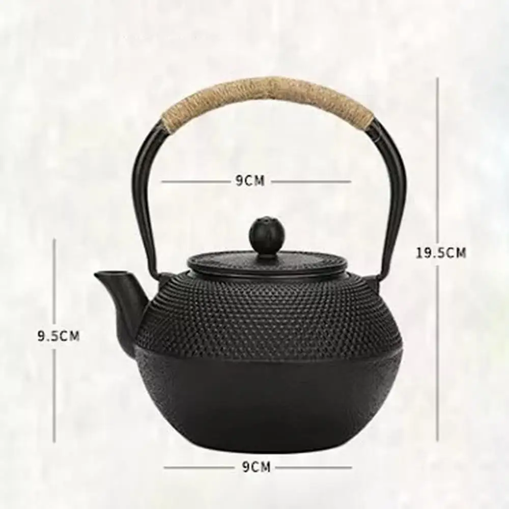 300/600/900/1200 мл старинный Железный чайник с заварником из нержавеющей стали
