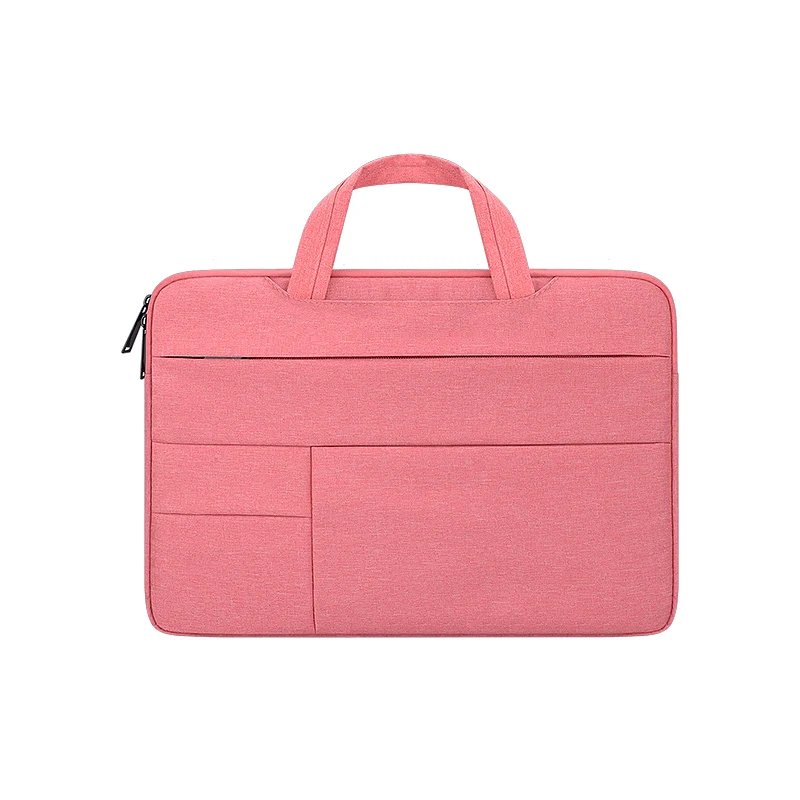Pink Сумка для ноутбука Macbook Air Pro 11 13 15 17 дюймов многофункциональная водонепроницаемая сумка-чехол для ноутбука DELL hp acer Xiaomi lenovo - Цвет: Pink