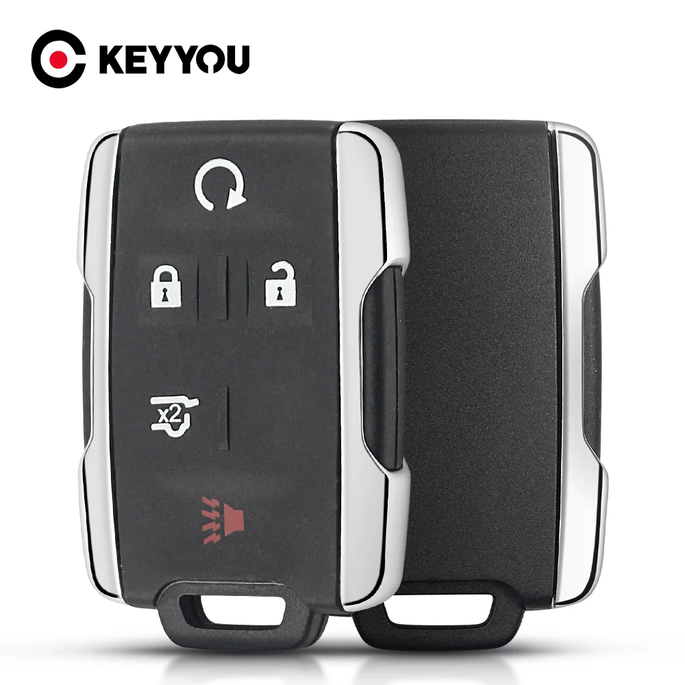 KEYYOU 2+1 3+1 4+1 5+1 3 4 5 6 Buttons Smart Remote Key Shell For Chevrolet Silverado 1500 2500 3500 Sierra