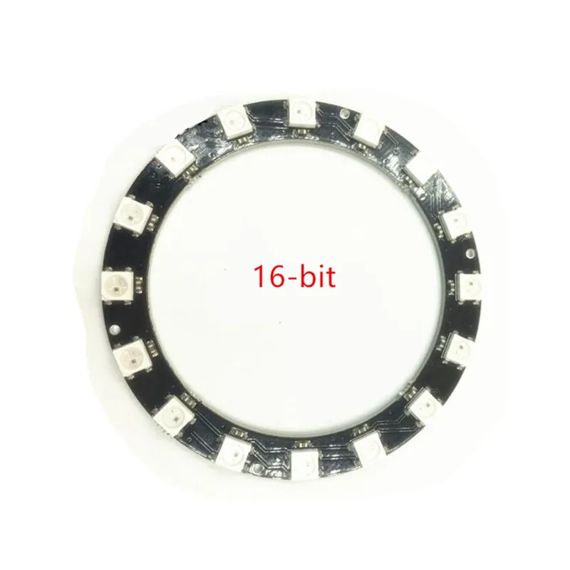 WS2812B DIY светодиодный Ring 8 12 16 24 60 бит Интеллектуальный полноцветный RGB WS2812 5050