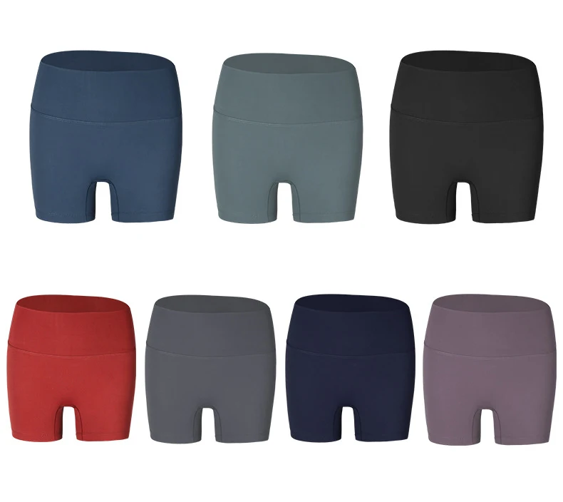 

New Fitness Shorts Female Tight Cycling Shorts Yoga Shorts Breathable Sports Pants High Waist No Awkward Lines Hot Pants