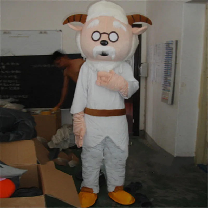 

Pleasant Goat And Big Wolf Mascot Costume Adult Cosplay Party Game Dress New