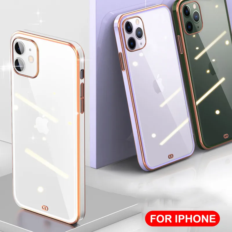 

Ownulove чехол для телефона iPhone 12 Pro Max Прозрачный чехол для iPhone 12 mini 11 XS XR 7 8 6 Plus Мягкий чехол из ТПУ
