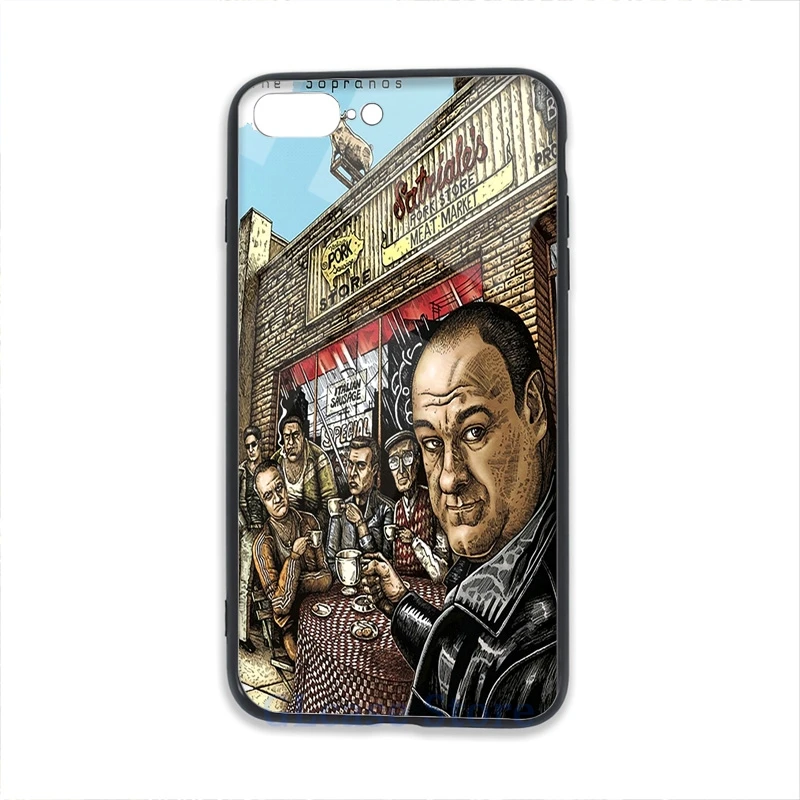 Чехол сопранос (5) для телефона iPhone 12 Pro 11 X XR XS Max 8 7 6 6s Plus 5s мягкая стеклянная задняя