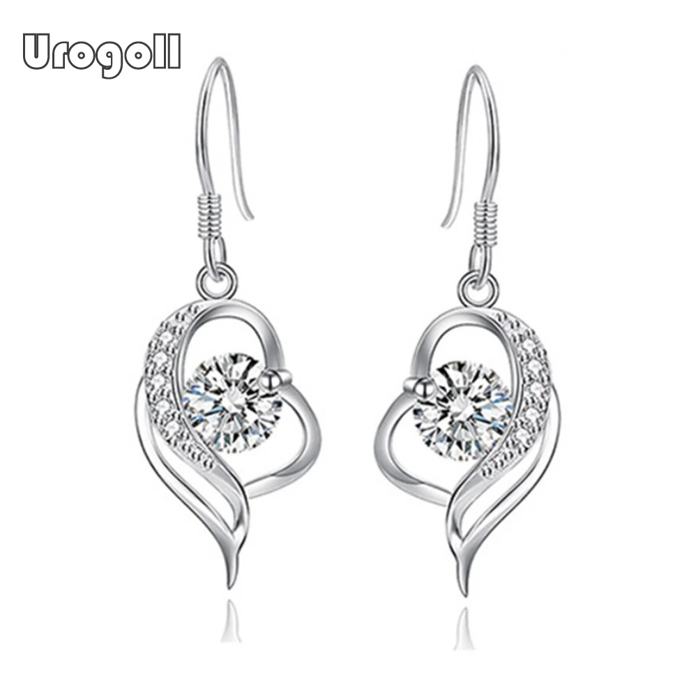 

Ювелирные украшения 925 стерлингового серебра, высокое качество, прекрасный подарок для мужчин и женщин, романтичное свадебное Благородный ювелирные серьги в подарок