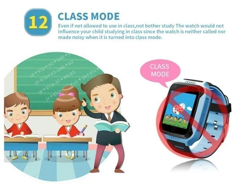 COXRY Smart Watch Kids Gps With Camera Flashlight Baby Watch SOS Call Location Device Tracker For Children Safe PK Q100 Q90 Q60