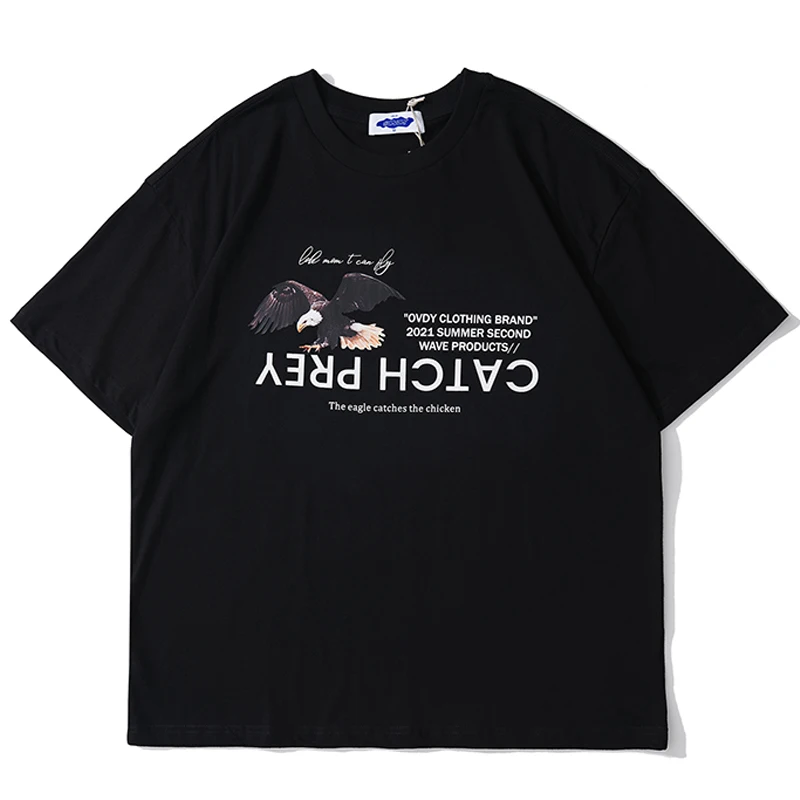 

Футболки из 100% хлопка мужские Prinred футболка унисекс в стиле "хип-хоп" короткий рукав рубашки 2021 летняя футболка с круглым вырезом и негабарит...
