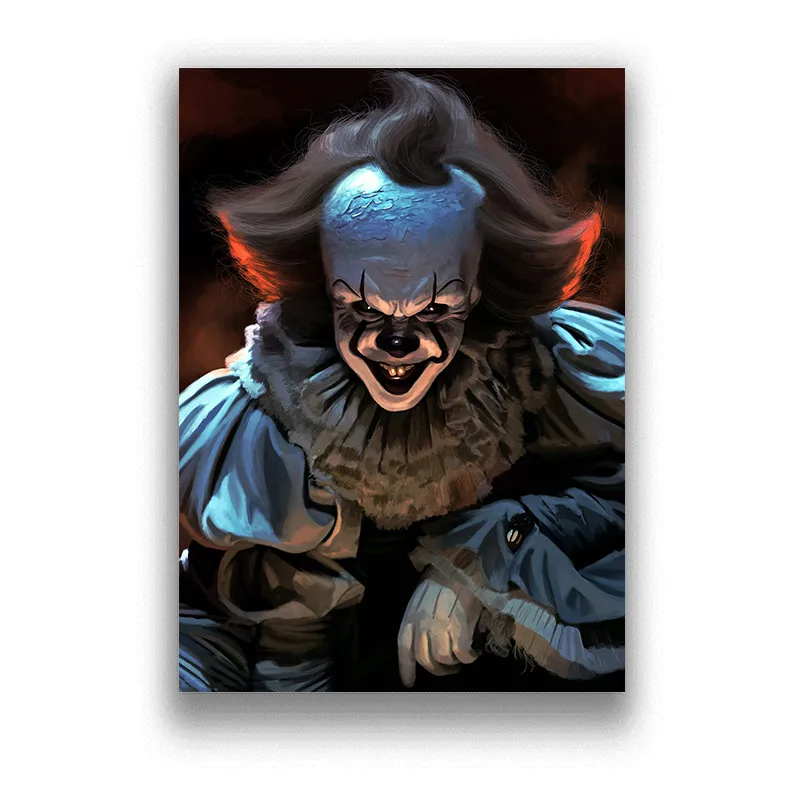 Настенные стикеры Stephen King's It с белым покрытием бумажные принты четкое