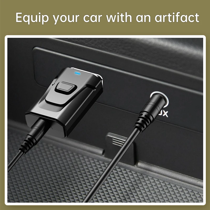 USB адаптер DISOUR Bluetooth 5 0 3 мм AUX Стерео с микрофоном беспроводной аудиоприемник