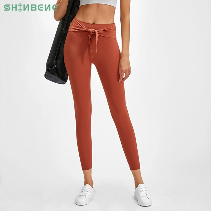 

SHINBENE WINSOME-NEW Color Four-Ways Stretchy Sport Workout Yoga Leggings Women Naked-feel Butter Soft Gym Athletic Tights Pants