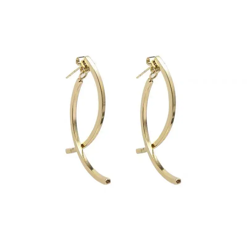 

Retro earrings female earring 2021 new fashion South Korean temperament web celebrity 925 silver stud earrings drop