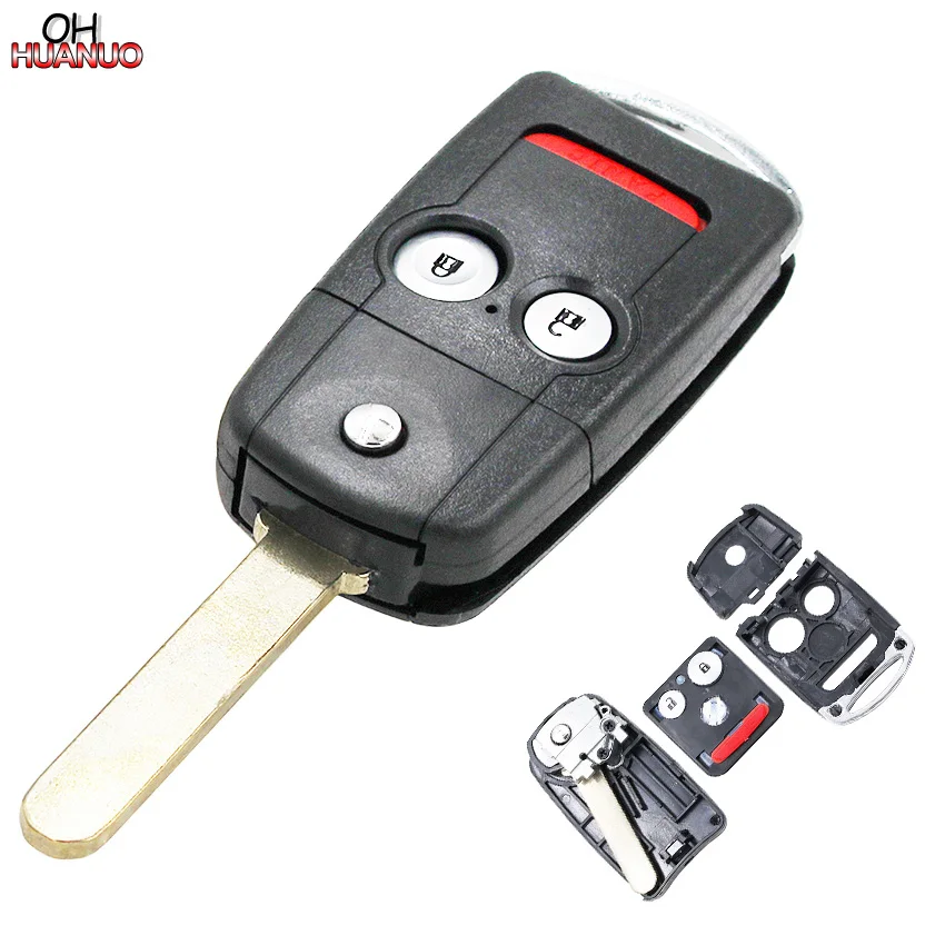 2 + 1/3 кнопочный пульт дистанционного управления чехол для Acura TL TSX MDX RDX ZDX Honda