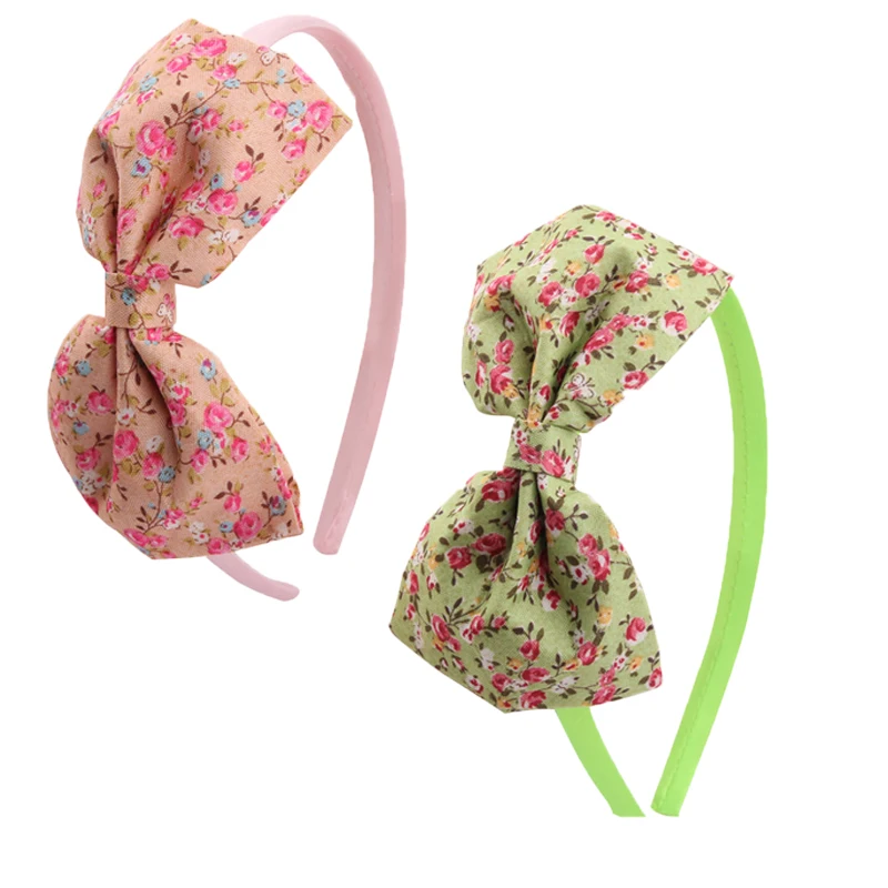 Обруч для волос с бантом QCOOLJLY из сетчатой пряжи 1 шт. модная Милая повязка на