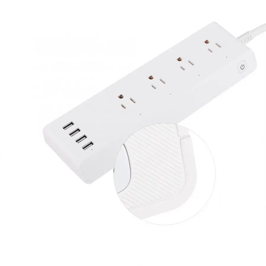 4 usb порта разъем питания и США Wi Fi дистанционное управление умная розетка 120 в