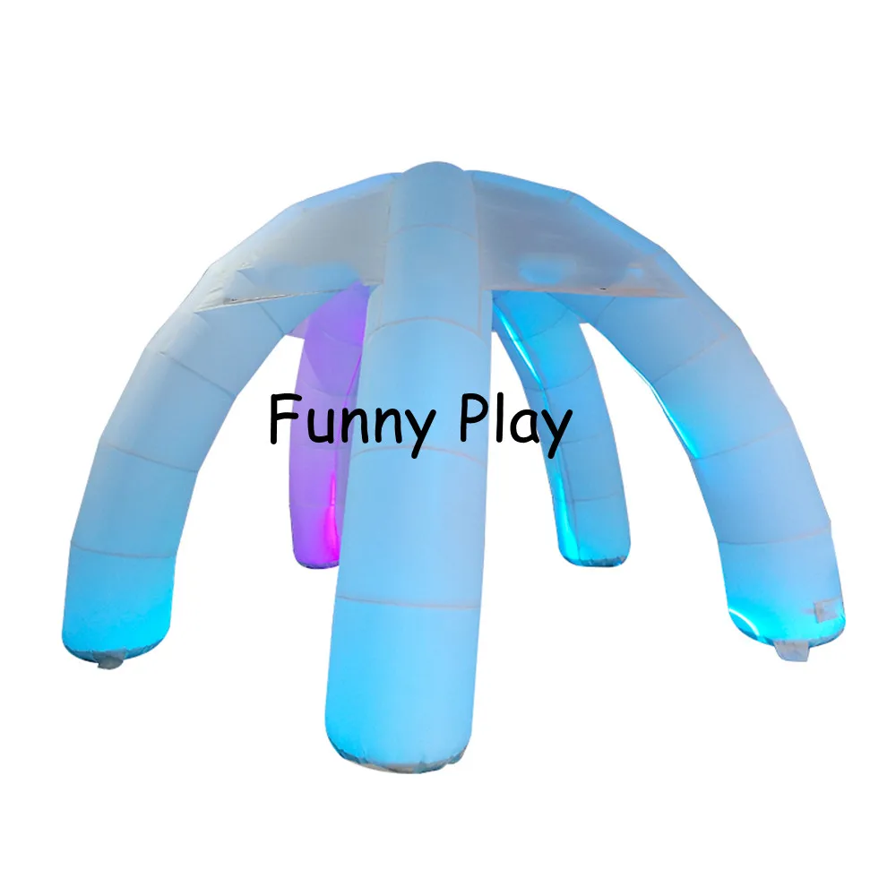 Индивидуальные светодиодные надувные палатки с 6 основных компонентов/надувной