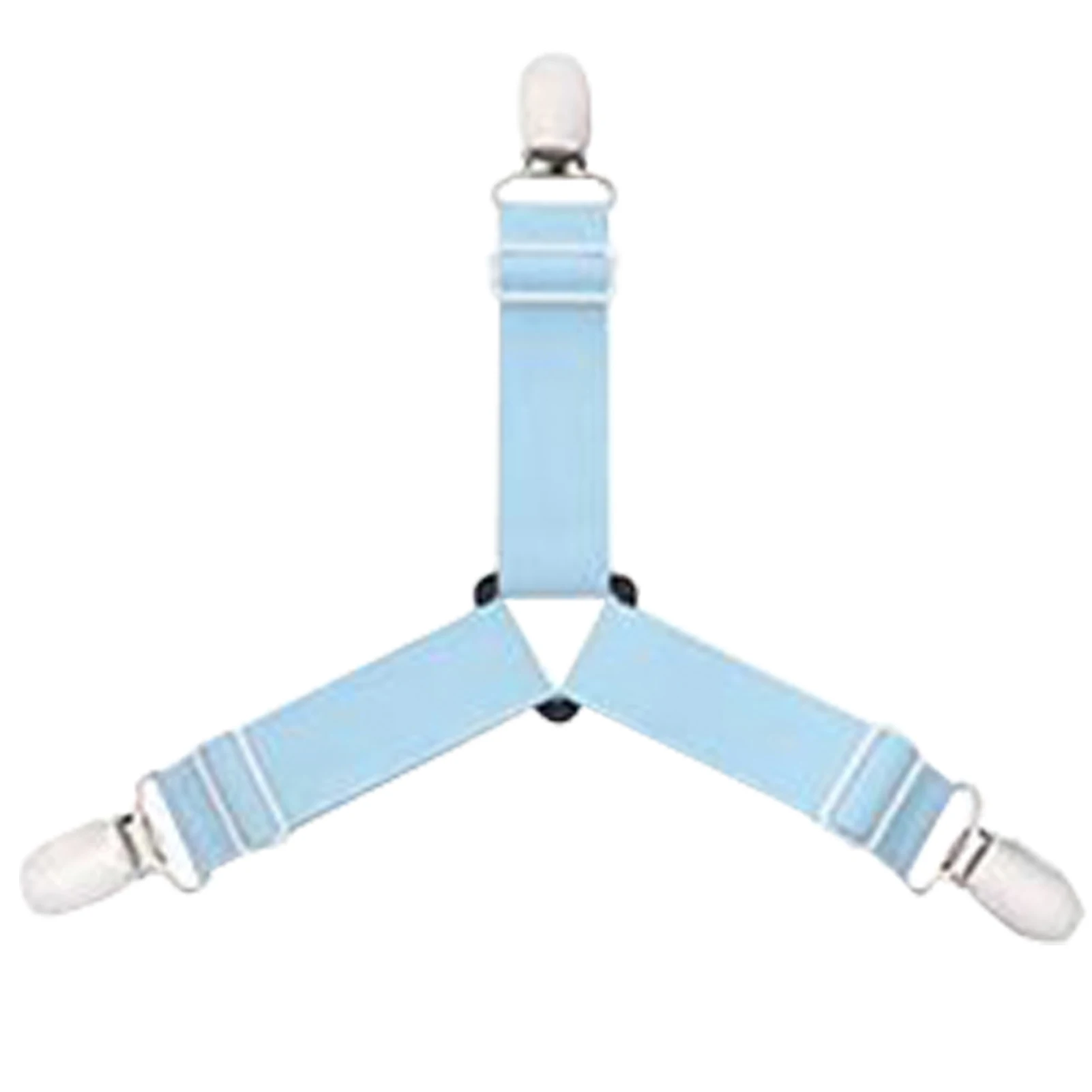 

4pcs/pack Corner Elastic Fixation Non Slip Sheet Clip Bedroom Adjustable Holder Gripper Straps For Bedding Fastener Bed Mattress