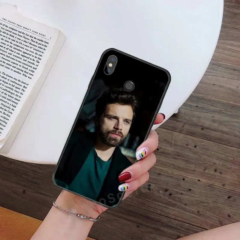 

Sebastian Stan American actor Phone Case For Xiaomi Redmi note 7 8 9 t max3 s 10 pro lite Luxury brand shell funda coque