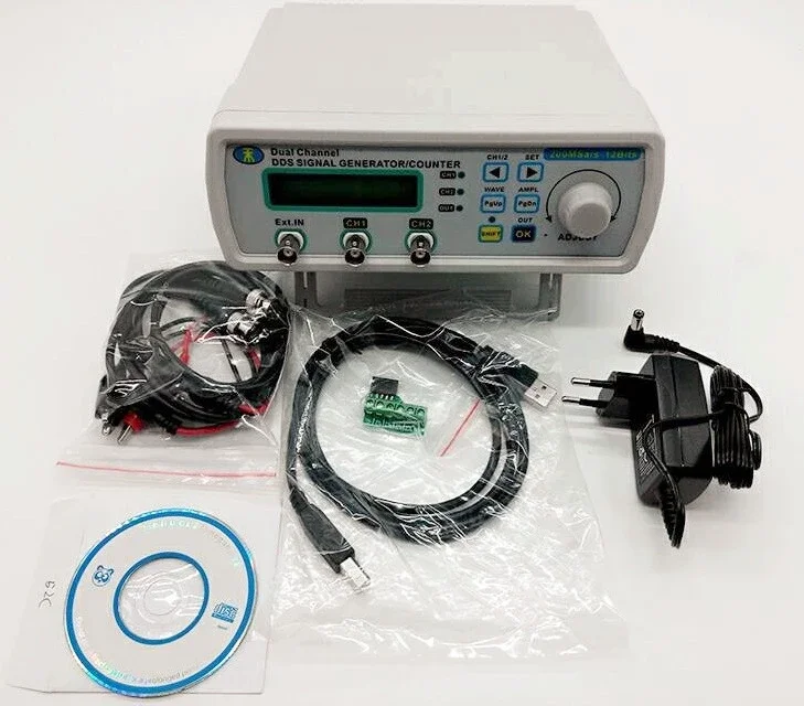 MHS-5200A Высокоточный цифровой DDS двухканальный генератор источника сигналов