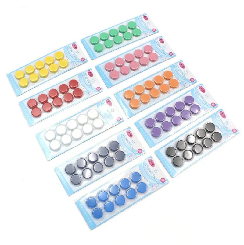 Белая доска магнитные кнопки 10 цветов Варианты среднего размера монтажный