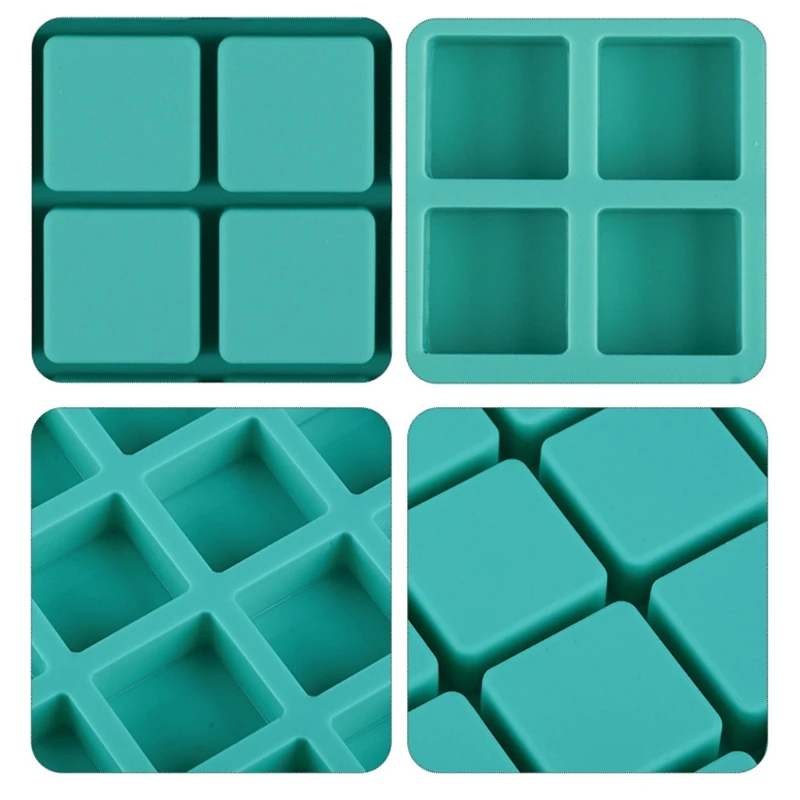 

40-Cavity Square Baking Silicone Mold Dessert Pastry Mold Cake Decorating Soap