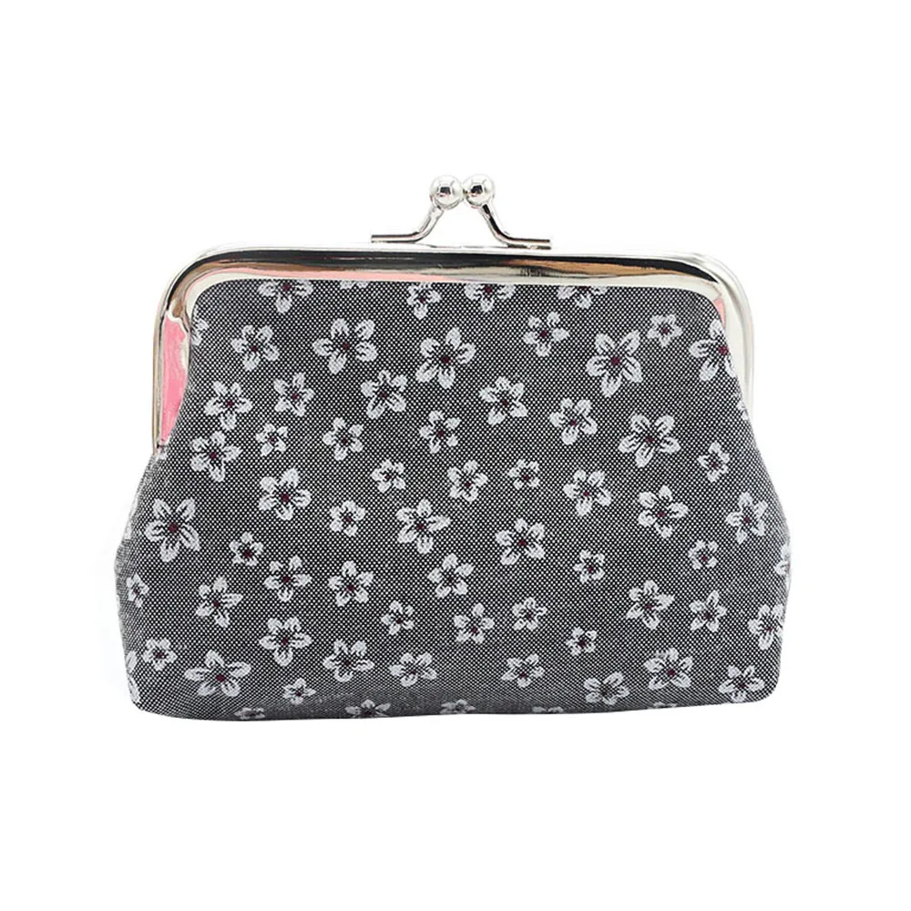 Винтажный женский кошелек с национальным принтом сумка для денег маленький