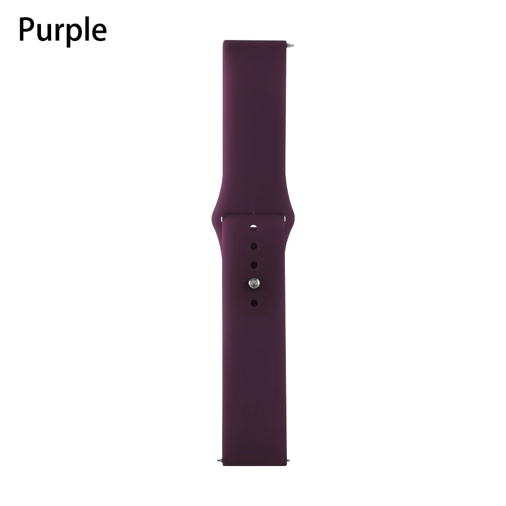 Мягкий силиконовый безопасный регулируемый ремешок для Fitbit Versa/Versa 2/Versa Lite, ремешок для браслета, ремешок для часов - Цвет: purple