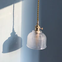 odysen vintage glass pendant lamp for kitchen island hanging lighting fixture led bedside copper dining table decoration glass