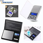 Towayer электронные весы ювелирные изделия из золота баланс Вес грамм ЖК-дисплей карман Вес ing цифровой Кухня весы с высокой точностью 0,01 г