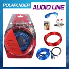 Держатель предохранителя, 60 А, 8Ga, кабель питания, сабвуфер, динамик, 1500 Вт, автомобильный аудио провод, монтажный комплект усилителя