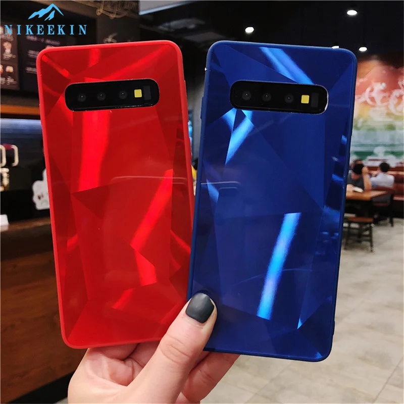 Чехол с алмазной текстурой для Samsung A72 A32 A52 S21 + S20 Ultra S10E FE зеркальный чехол Galaxy M31 M30S