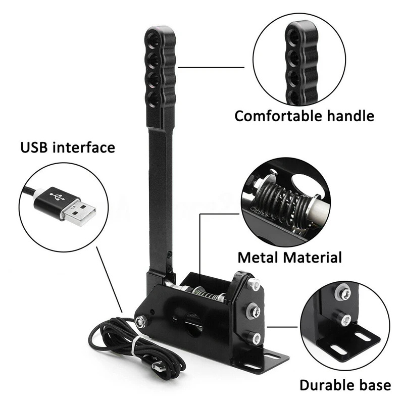 Зажим ручного тормоза для ПК 14 бит SIM USB игр Logitech G25/G27/G29/T300/T500 FANATECOSW LFS крепление |
