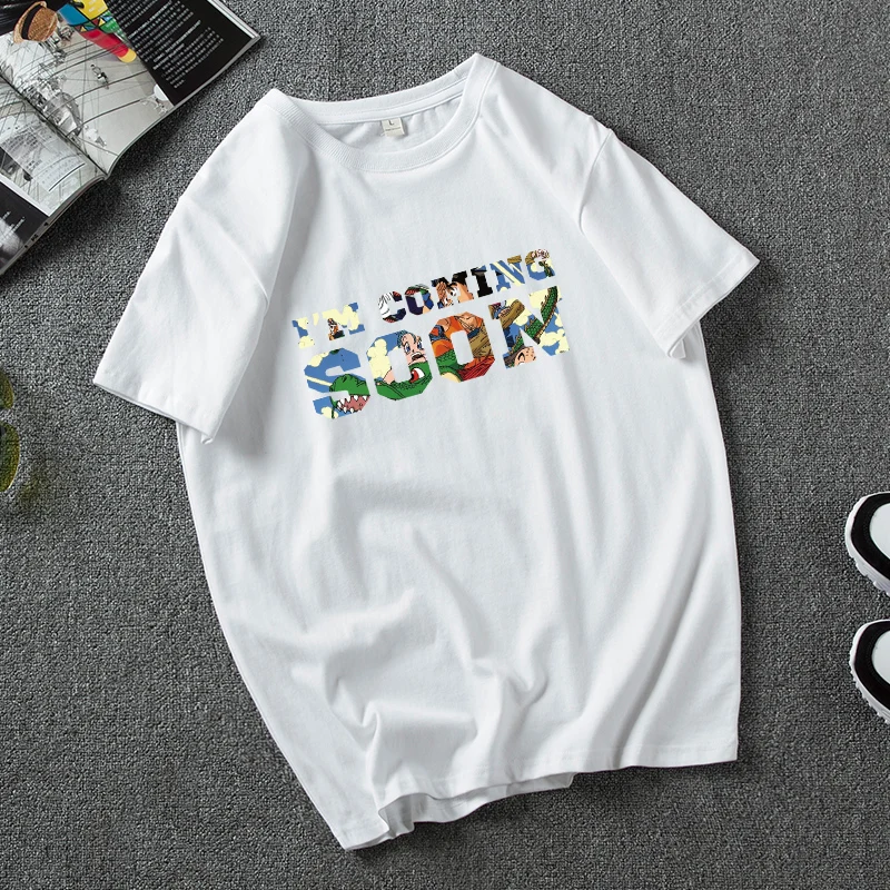 

Short Sleeve T-shirt Men's Fashion Round Neck Cotton Red Shirts Printed Loose Student Half Sleeve Modern Free Shipping GG50tx