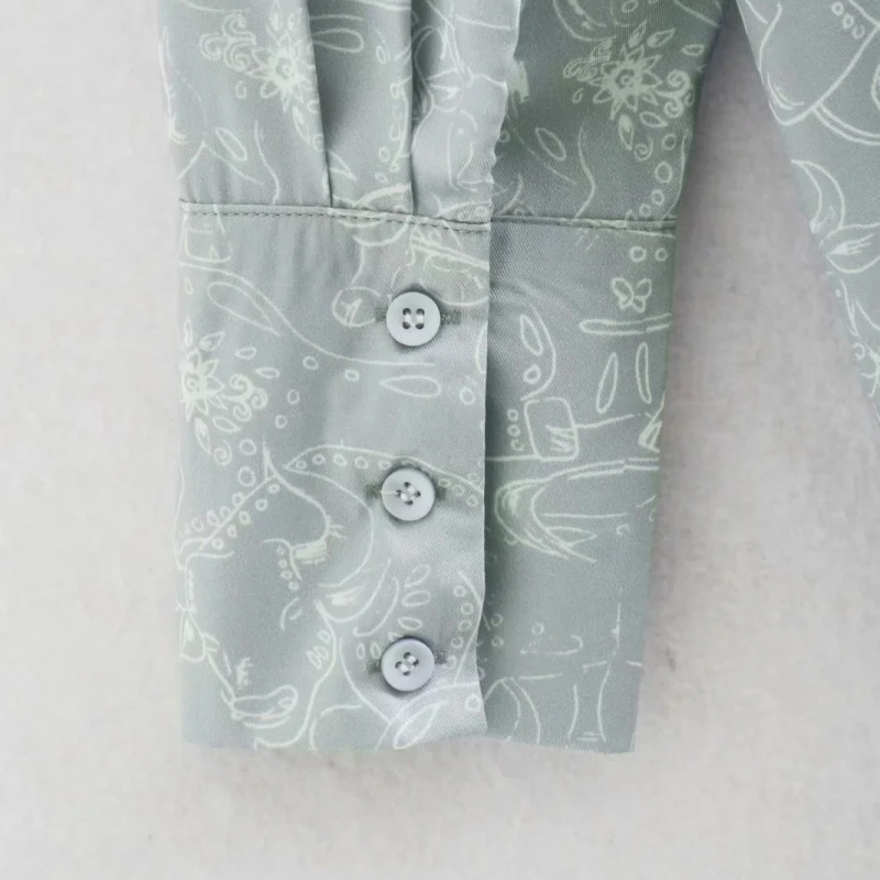 

Spring Women Digital Printing Oversized Blouse Female Long Sleeve Shirt Casual Lady Loose Tops Blusas S8702