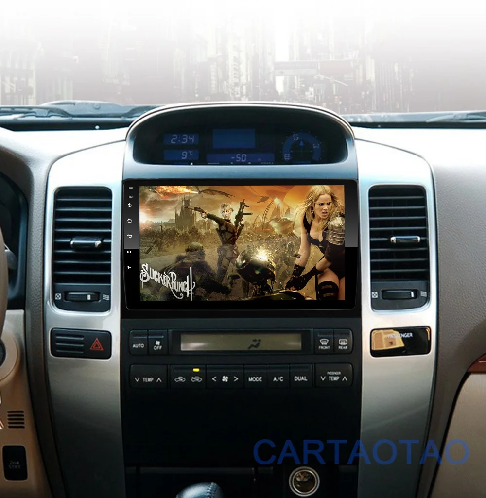 2G+ 32G " 2din Android 8,1 GO Автомобильный DVD плеер для Toyota Land Cruiser Prado 120 2004-2009 Автомобильный Радио gps навигация wifi плеер