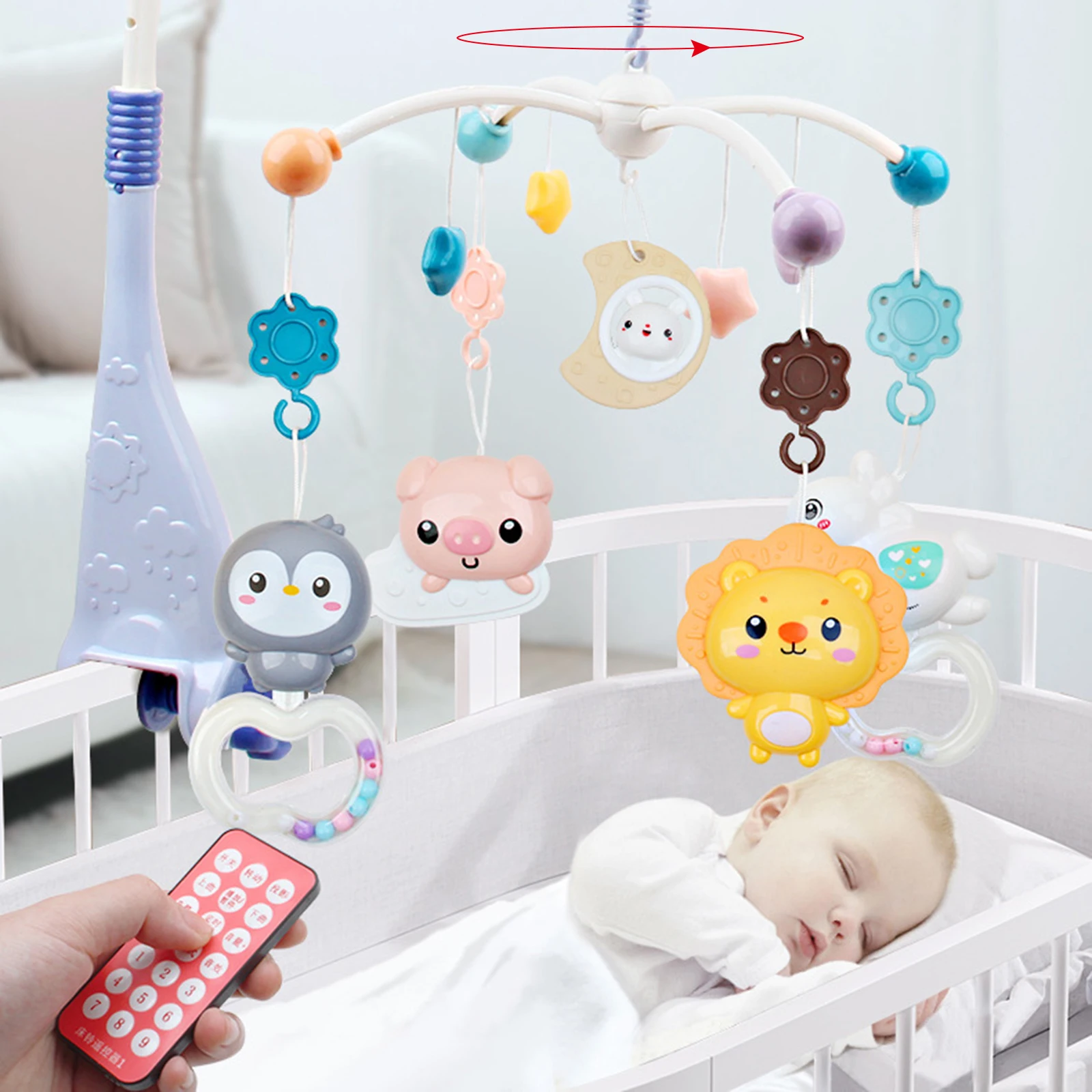 

Игрушка-подвеска для новорожденных с подвеской в виде звезды