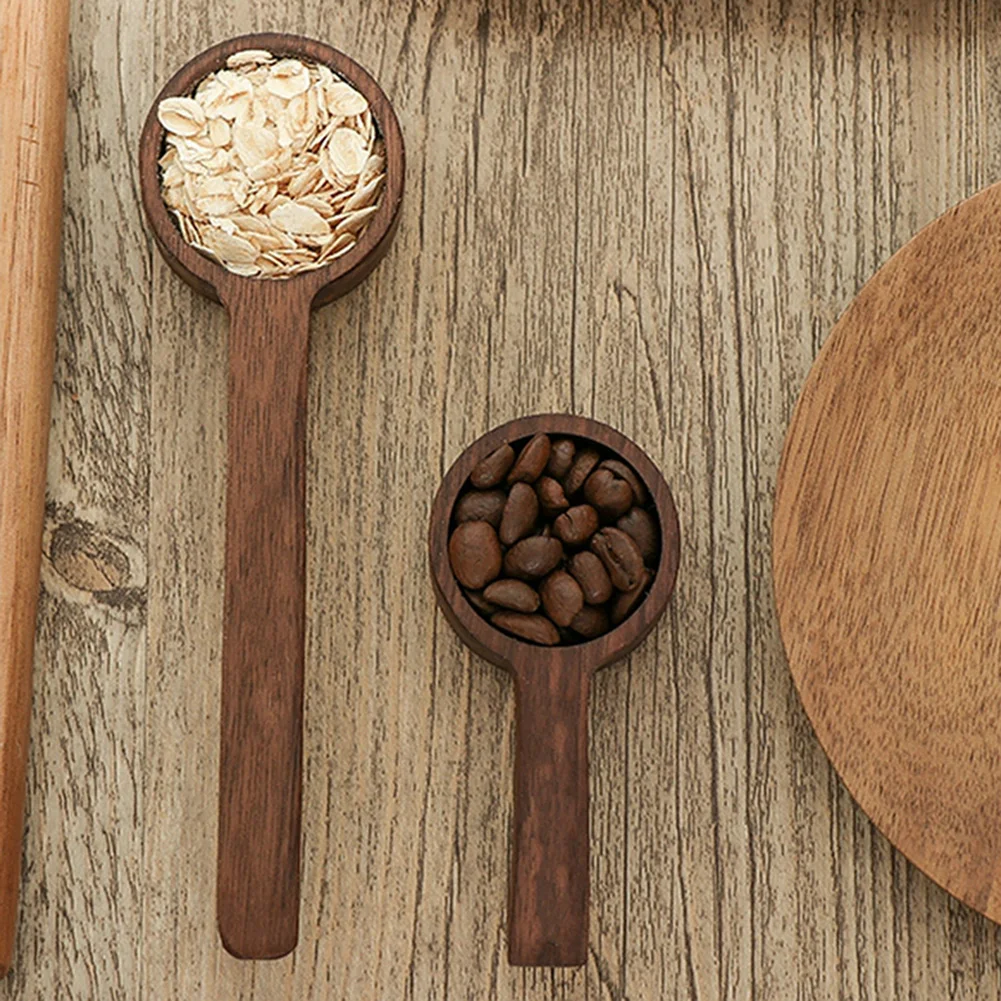 

Kitchen household baking tools measuring cup Kitchen Measuring Tool walnut measuring tool spoon coffee beans